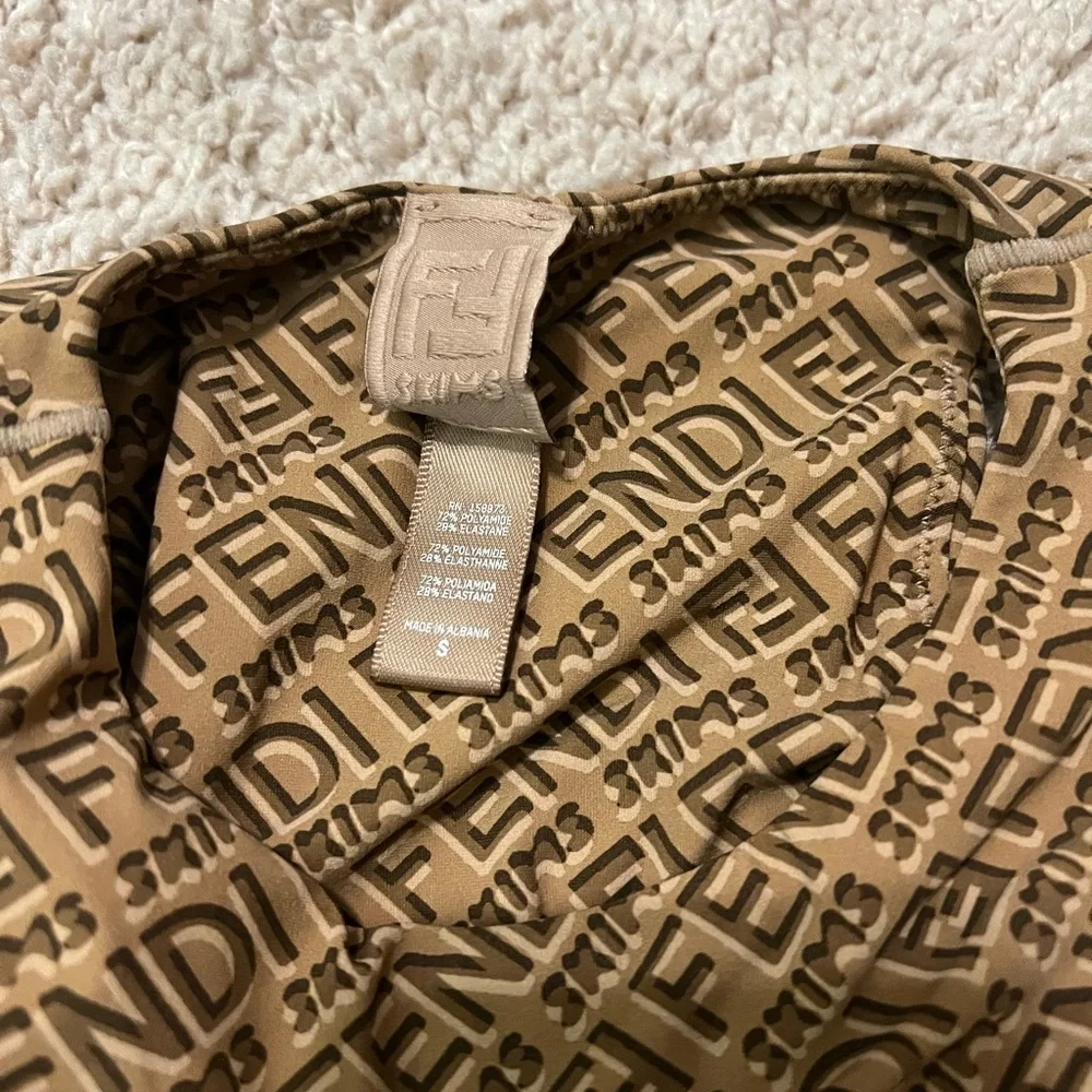 Fendi X Skims body suit in nude USA small - Picture 11 of 12